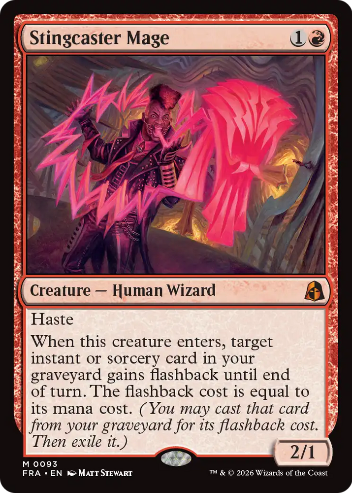 Stingcaster Mage [Reality Fracture] Magic: The Gathering