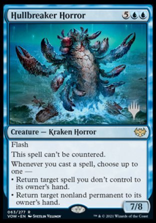 Hullbreaker Horror (Promo Pack) [Innistrad: Crimson Vow Promos] Magic: The Gathering