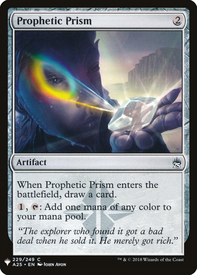Prophetic Prism [Mystery Booster] Magic: The Gathering