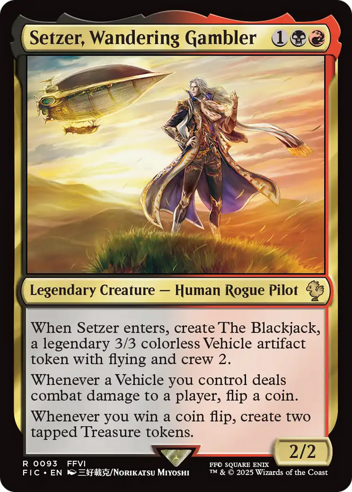 Setzer, Wandering Gambler [FINAL FANTASY Commander] Magic: The Gathering