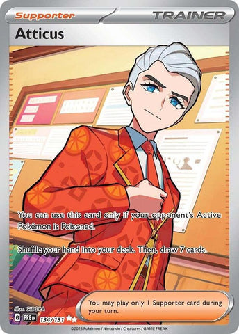 Atticus (134/131) [Scarlet & Violet: Prismatic Evolutions] Pokémon