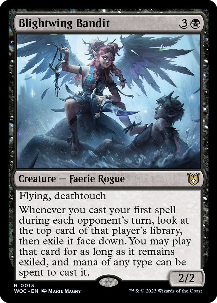 Blightwing Bandit [Wilds of Eldraine Commander] Magic: The Gathering