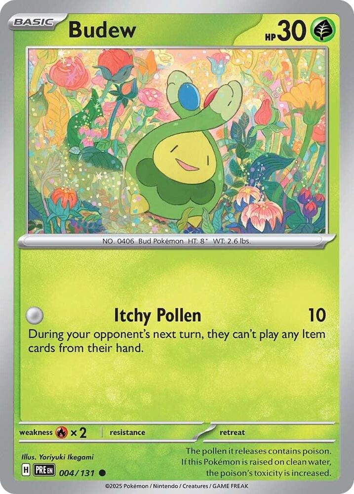 Budew (004/131) [Scarlet & Violet: Prismatic Evolutions] Pokémon