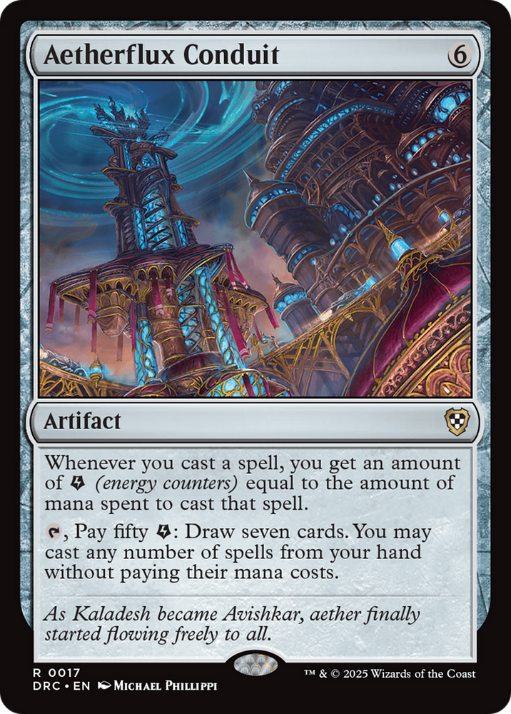 Aetherflux Conduit [Aetherdrift Commander] Magic: The Gathering