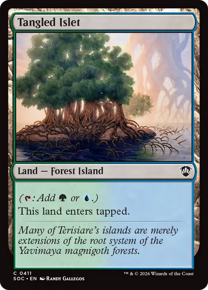 Tangled Islet [Secrets of Strixhaven Commander] Magic: The Gathering