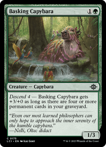 Basking Capybara [The Lost Caverns of Ixalan] Magic: The Gathering