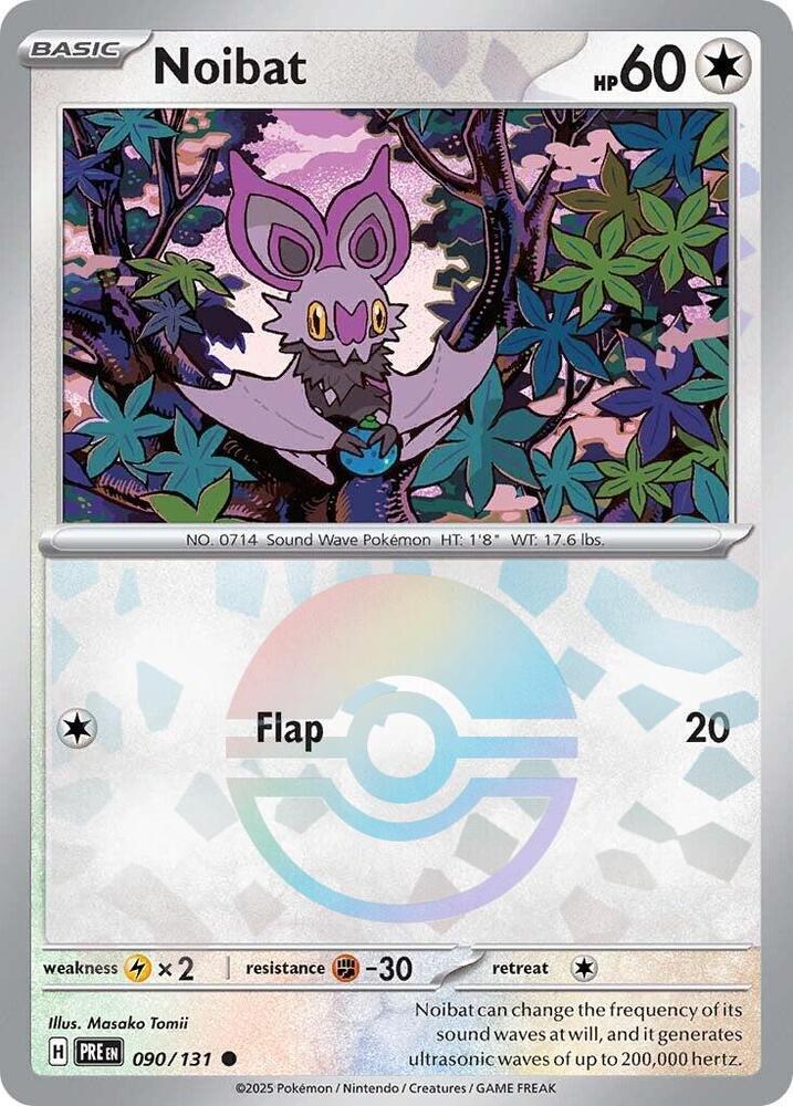 Noibat (090/131) (Poke Ball Pattern) [Scarlet & Violet: Prismatic Evolutions] Pokémon