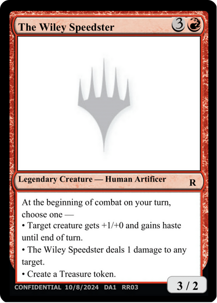 The Wiley Speedster [Unknown Event] Magic: The Gathering