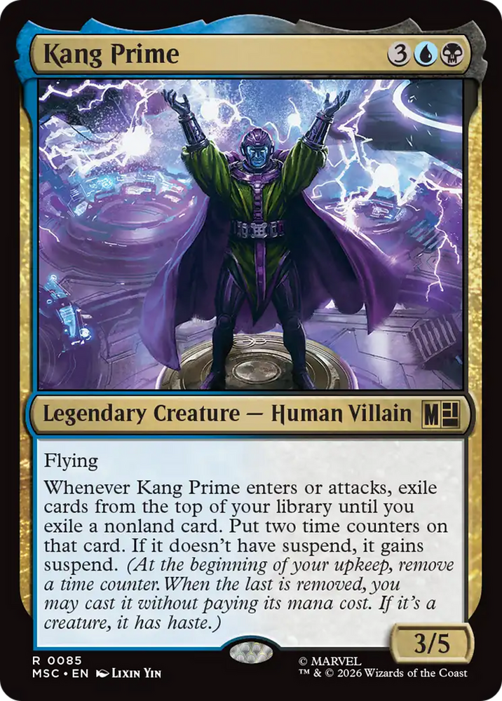 Kang Prime (Surge Foil) [Marvel Super Heroes Commander] Magic: The Gathering