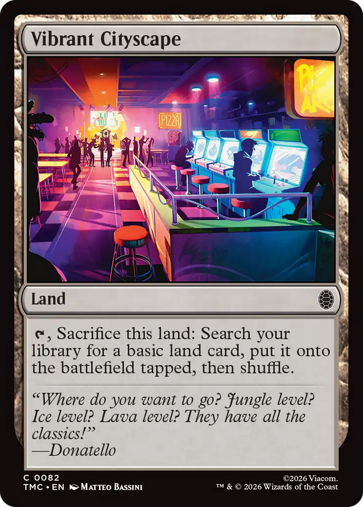 Vibrant Cityscape [Teenage Mutant Ninja Turtles Commander] Magic: The Gathering