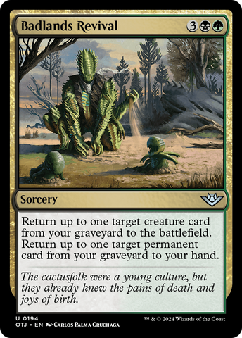 Badlands Revival [Outlaws of Thunder Junction] Magic: The Gathering