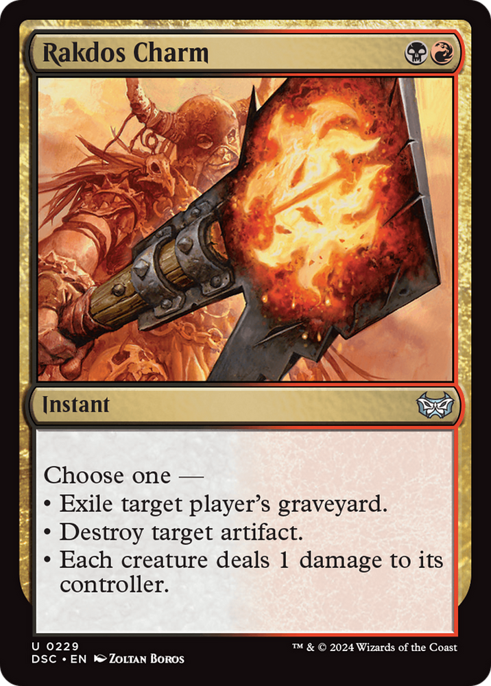 Rakdos Charm [Duskmourn: House of Horror Commander] Magic: The Gathering