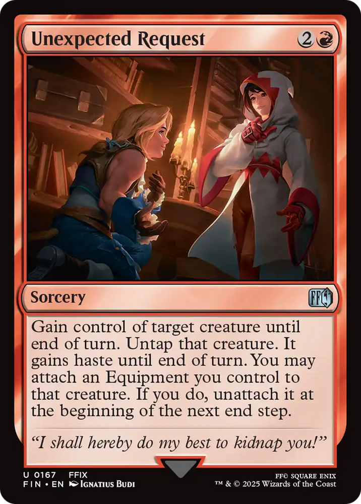 Unexpected Request [FINAL FANTASY] Magic: The Gathering