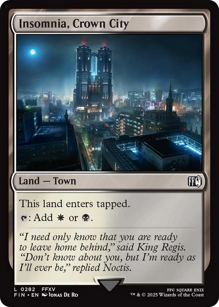 Insomnia, Crown City [FINAL FANTASY] Magic: The Gathering