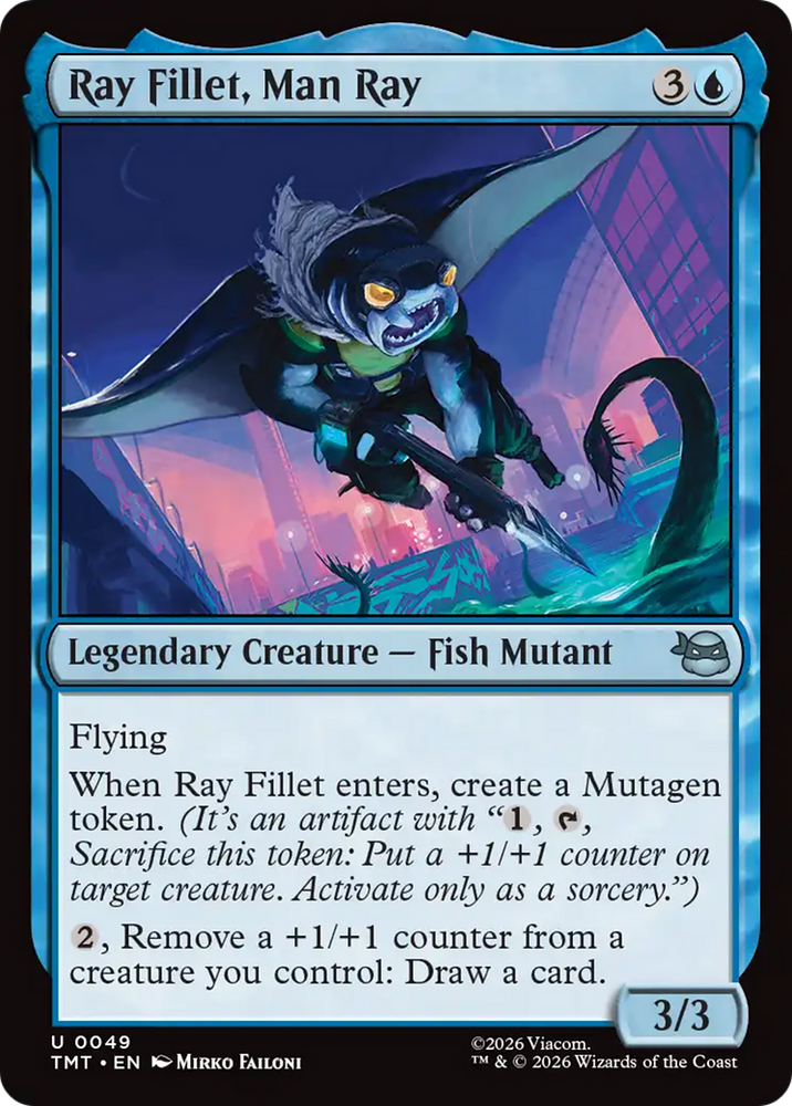Ray Fillet, Man Ray [Teenage Mutant Ninja Turtles] Magic: The Gathering