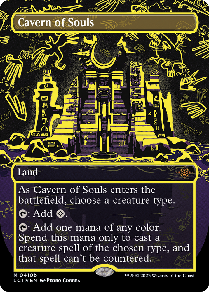 Cavern of Souls (0410b) (Borderless) [The Lost Caverns of Ixalan] Magic: The Gathering