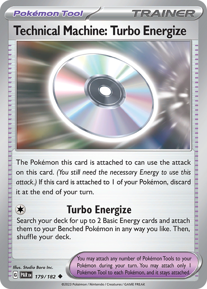 Technical Machine: Turbo Energize (179/182) [Scarlet & Violet: Paradox Rift] Pokémon