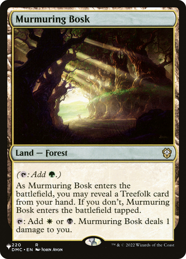 Murmuring Bosk (DMC) [The List] Magic: The Gathering