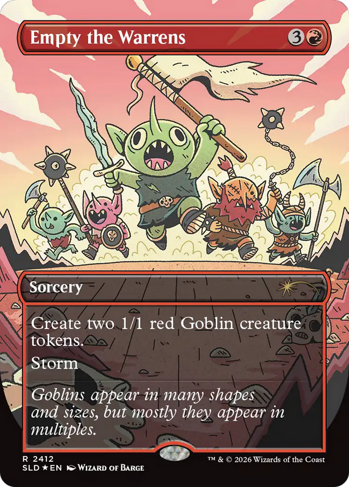 Empty the Warrens [Secret Lair Drop Series] Magic: The Gathering