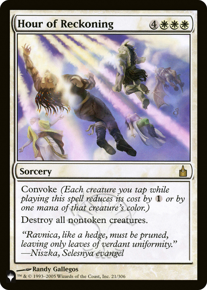 Hour of Reckoning (MOC) [The List] Magic: The Gathering