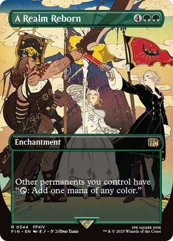 A Realm Reborn (Borderless) [FINAL FANTASY] Magic: The Gathering