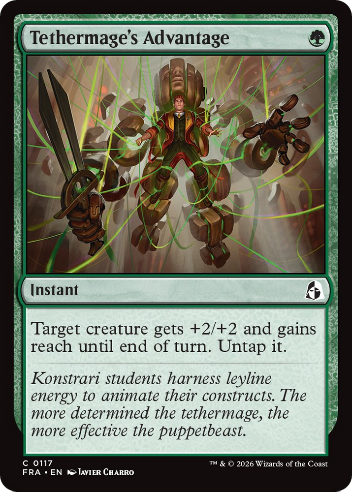 Tethermage's Advantage [Reality Fracture] Magic: The Gathering