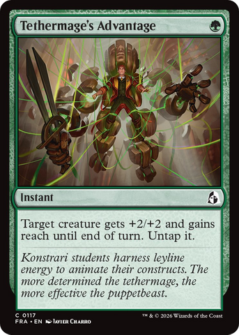 Tethermage's Advantage [Reality Fracture] Magic: The Gathering