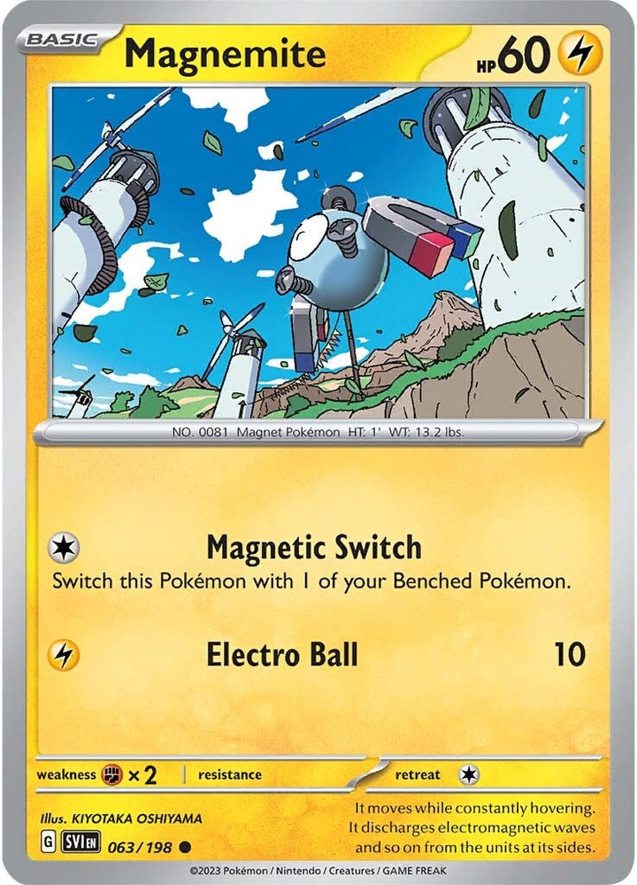 Magnemite (063/198) [Scarlet & Violet: Base Set] Pokémon
