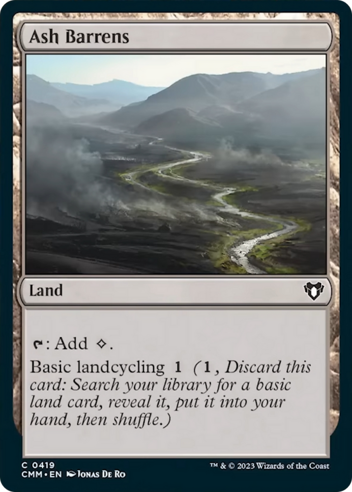 Ash Barrens [Commander Masters] Magic: The Gathering