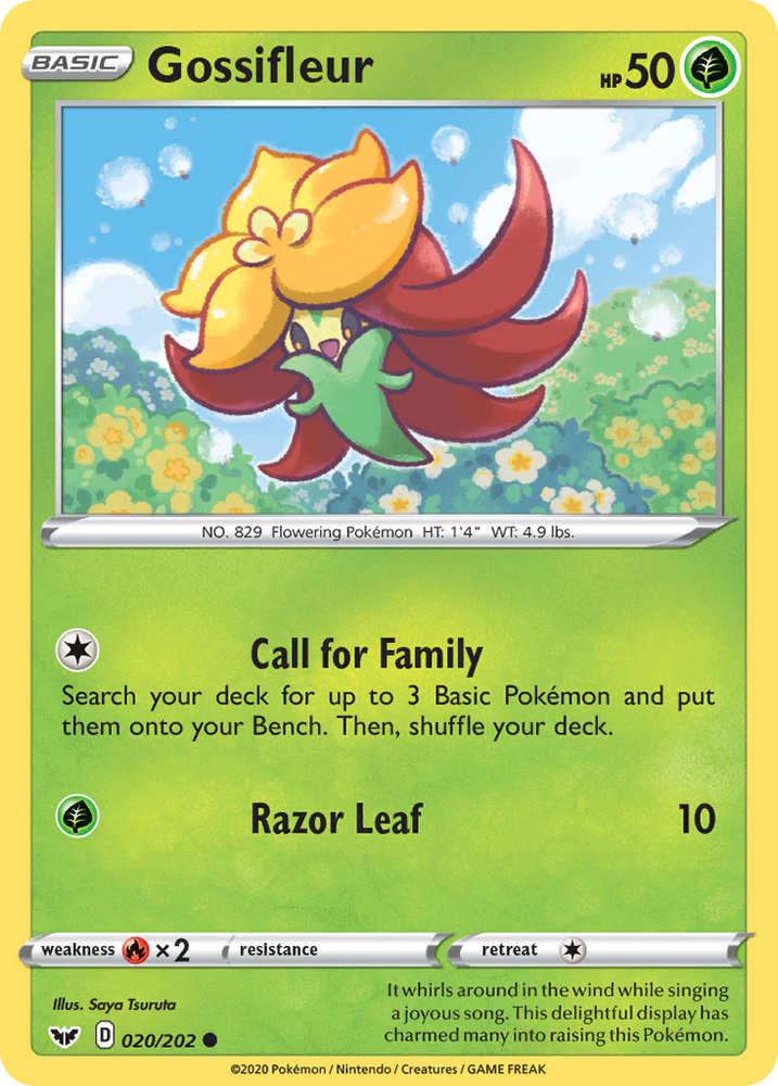 Gossifleur (020/202) [Sword & Shield: Base Set] Pokémon