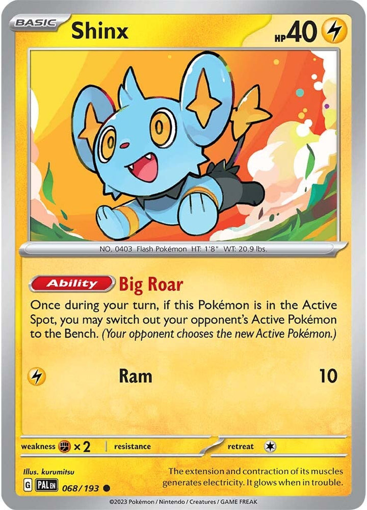 Shinx (068/193) [Scarlet & Violet: Paldea Evolved] Pokémon
