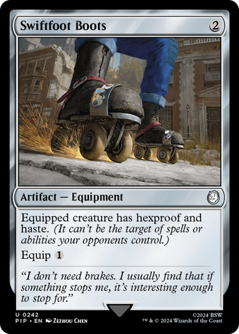 Swiftfoot Boots [Fallout] Magic: The Gathering