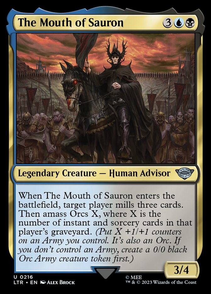 The Mouth of Sauron [The Lord of the Rings: Tales of Middle-Earth] Magic: The Gathering