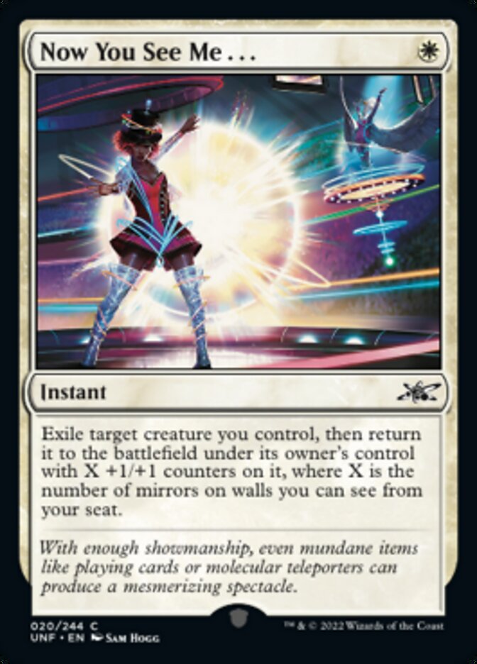 Now You See Me . . . [Unfinity] Magic: The Gathering