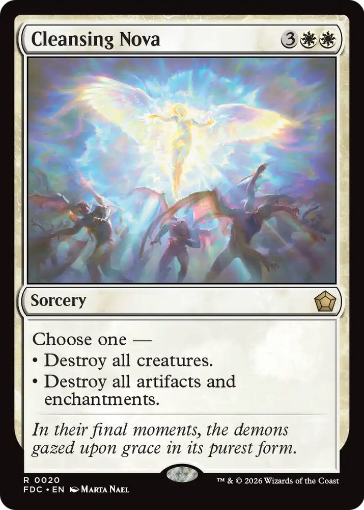 Cleansing Nova [Foundations Commander] Magic: The Gathering