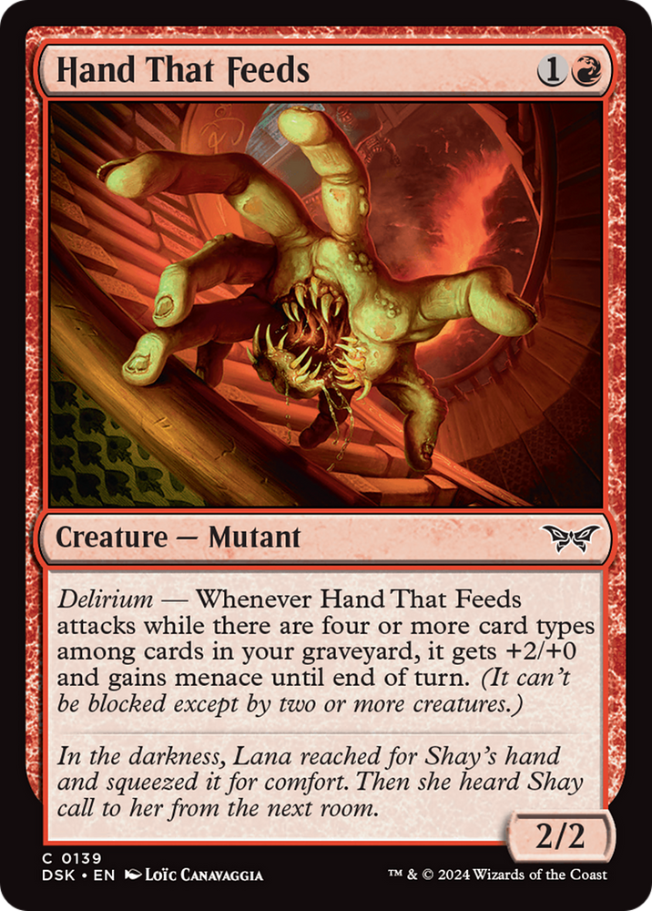 Hand That Feeds [Duskmourn: House of Horror] Magic: The Gathering