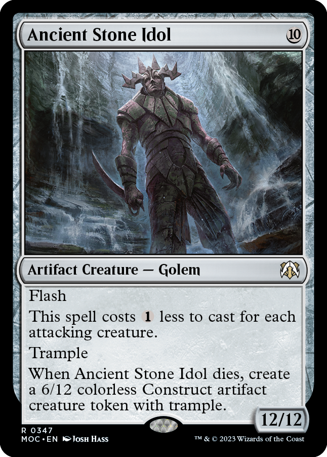 Ancient Stone Idol [March of the Machine Commander] Magic: The Gathering