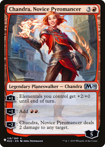 Chandra, Novice Pyromancer [The List] Magic: The Gathering