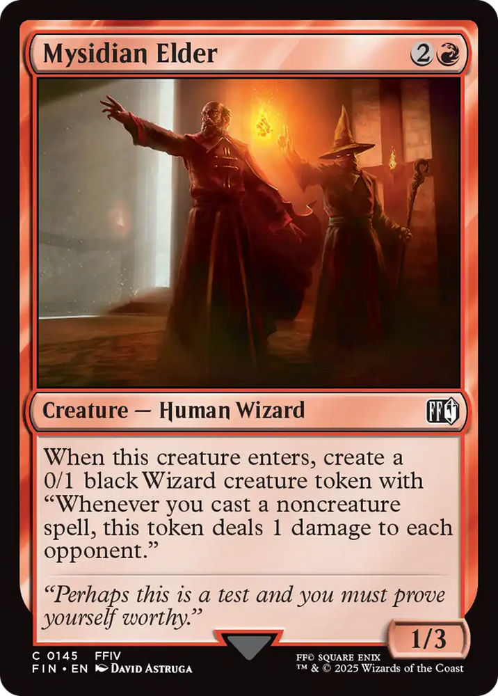 Mysidian Elder [FINAL FANTASY] Magic: The Gathering