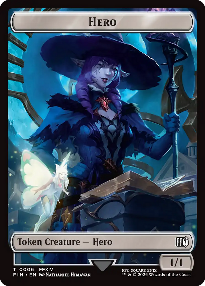 Hero (0006) // Treasure Double-Sided Token [FINAL FANTASY Tokens] Magic: The Gathering