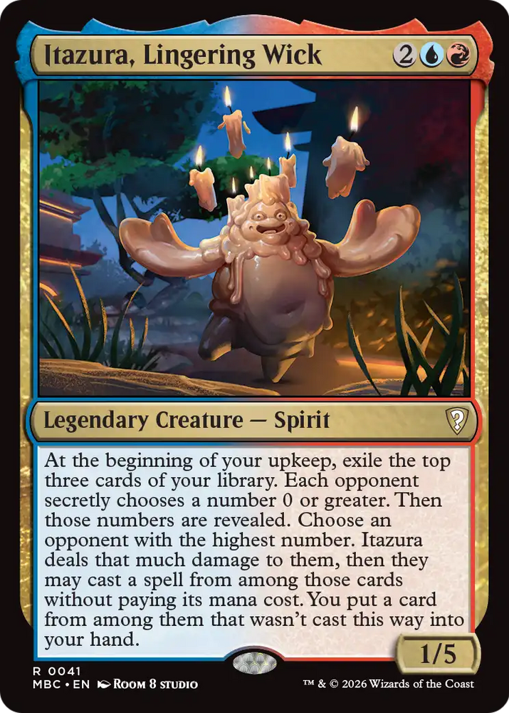 Itazura, Lingering Wick [Mystery Booster: Commander Edition] Magic: The Gathering
