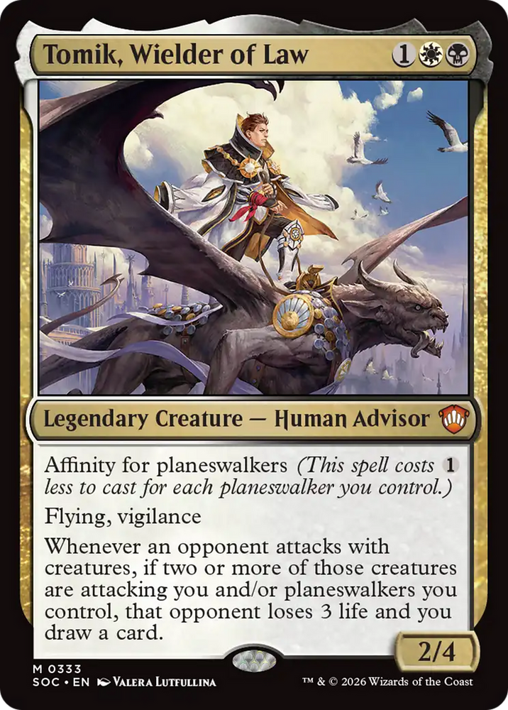 Tomik, Wielder of Law [Secrets of Strixhaven Commander] Magic: The Gathering