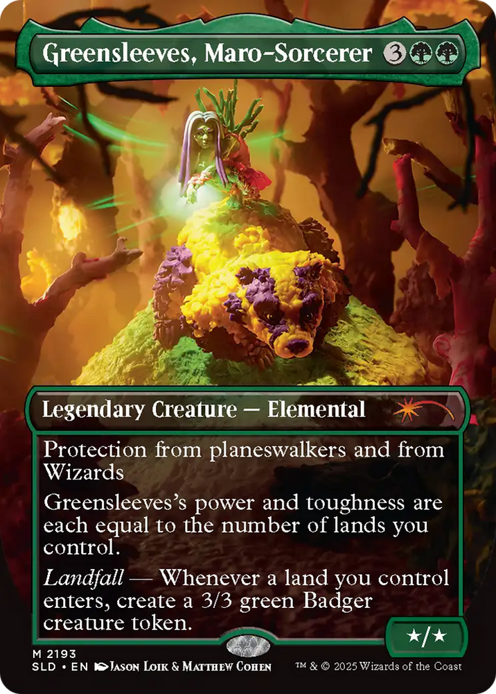 Greensleeves, Maro-Sorcerer [Secret Lair Drop Series] Magic: The Gathering