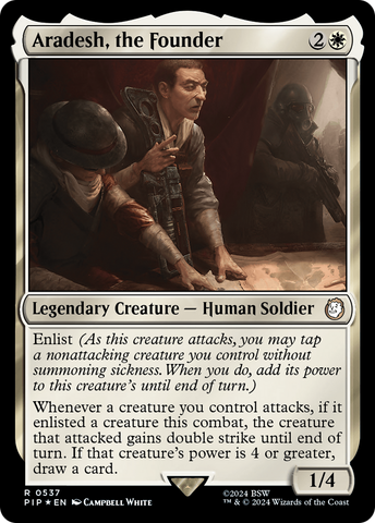 Aradesh, the Founder (Surge Foil) [Fallout] Magic: The Gathering