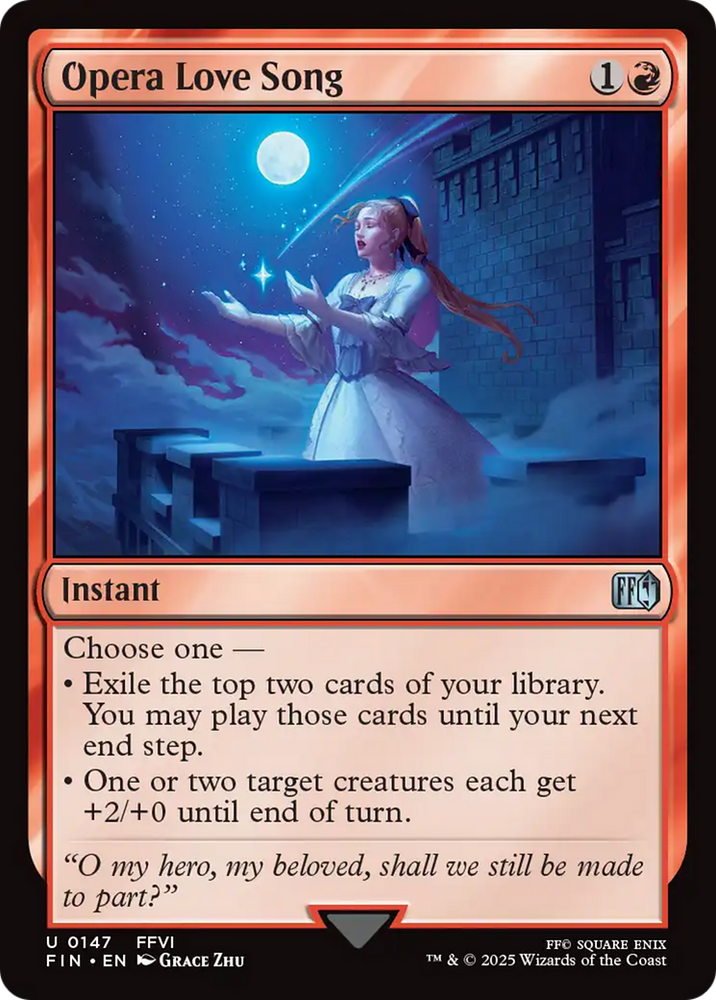 Opera Love Song [FINAL FANTASY] Magic: The Gathering