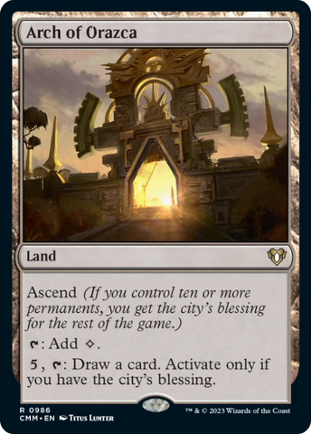 Arch of Orazca [Commander Masters] Magic: The Gathering