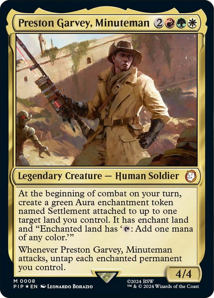 Preston Garvey, Minuteman [Fallout] Magic: The Gathering