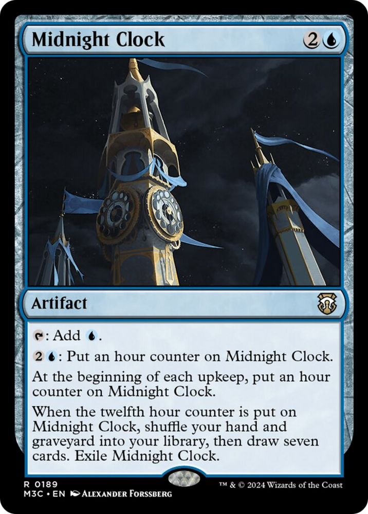 Midnight Clock [Modern Horizons 3 Commander] Magic: The Gathering