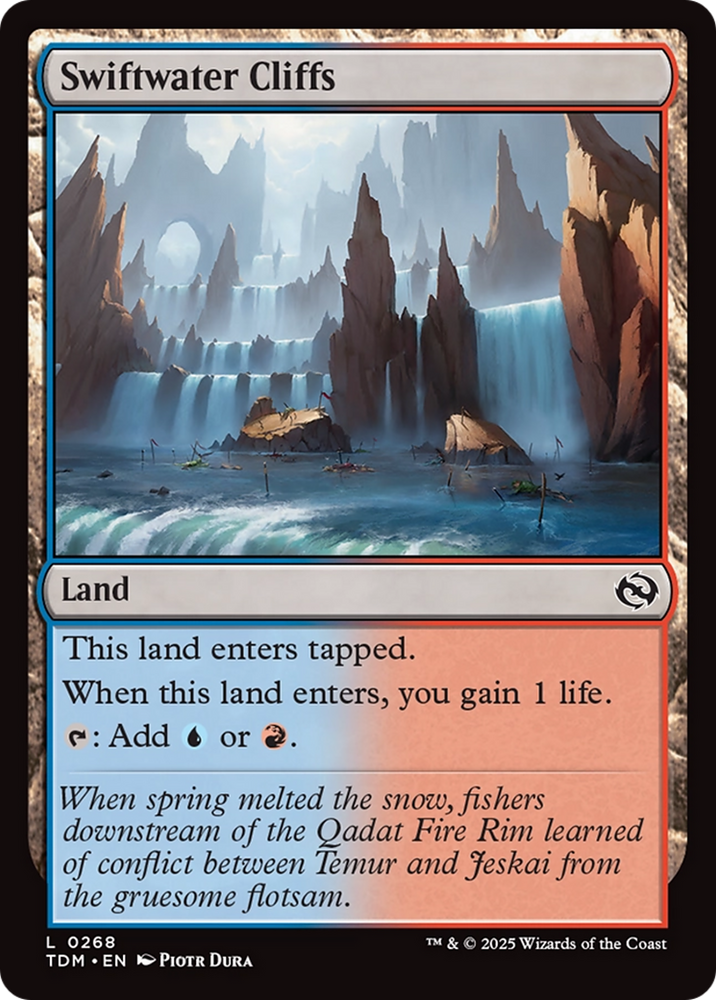 Swiftwater Cliffs [Tarkir: Dragonstorm] Magic: The Gathering