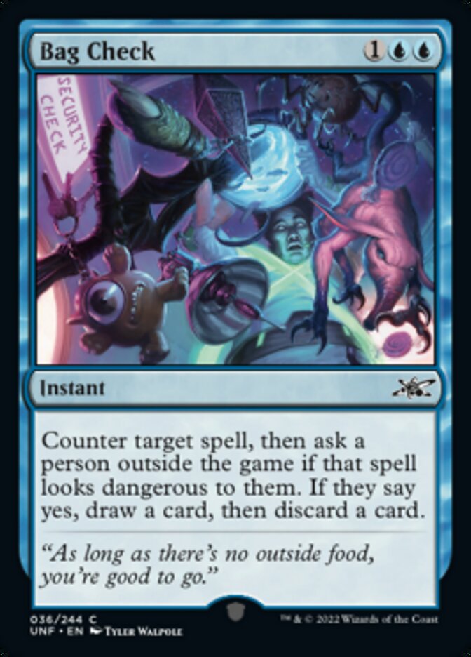 Bag Check [Unfinity] Magic: The Gathering
